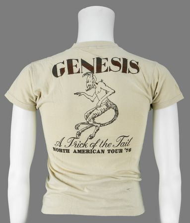 Lot #4400 Genesis 1976 'A Trick of the Tail' North America Tour Shirt - Image 2