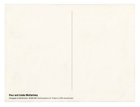 Lot #4021 Paul McCartney Signed Postcard - Image 2