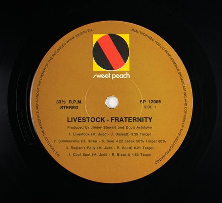 Lot #4353 AC/DC: Bon Scott Australian 1971 Pressing of Livestock by Fraternity - Image 11