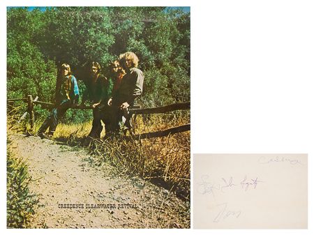 Lot #4277 Creedence Clearwater Revival Signed 1970 Honolulu Concert Poster - Image 1