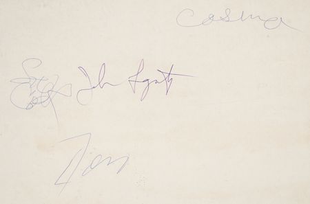 Lot #4277 Creedence Clearwater Revival Signed 1970 Honolulu Concert Poster - Image 3