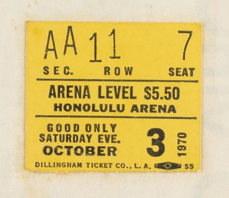 Lot #4277 Creedence Clearwater Revival Signed 1970 Honolulu Concert Poster - Image 7