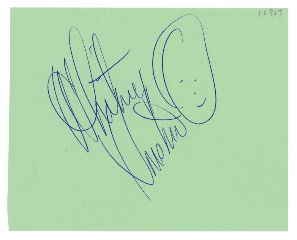 Whitney Houston Signature | RR Auction