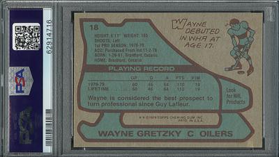 Lot #915 1979 Topps #18 Wayne Gretzky RC PSA EX 5 Hockey Card - Image 2