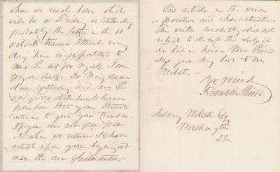 Lot #76 Franklin Pierce: 