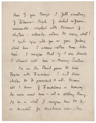 Lot #704 Conrad Aiken Autograph Letter Signed - Image 3