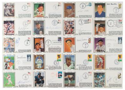 Lot #937 Baseball Hall of Famers (20) Signed