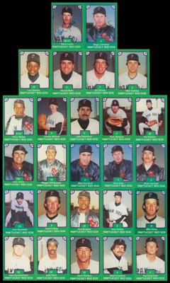 Lot #930 1984 TCMA Pawtucket Red Sox Complete Set with Signed Roger Clemens Card Baseball Cards - Image 1