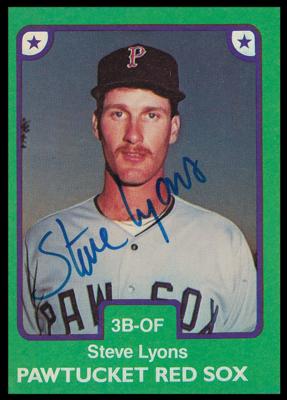 Lot #930 1984 TCMA Pawtucket Red Sox Complete Set with Signed Roger Clemens Card Baseball Cards - Image 3