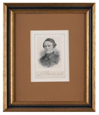 Lot #206 John C. Breckinridge Signature - Image 2