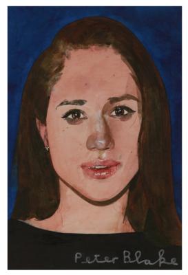 Lot #653 Peter Blake Signed Photograph