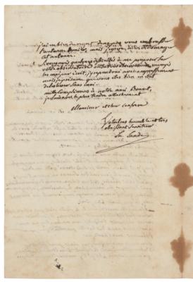 Lot #302 Jerome Lalande Autograph Letter Signed - Image 2