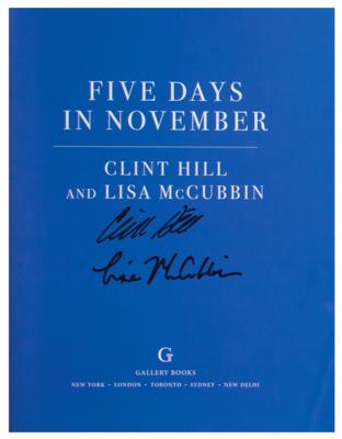 Lot #288 Kennedy Assassination: Clint Hill Signed Book - Image 2