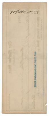 Lot #59 Warren G. Harding Signed Check - Image 1
