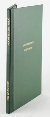 Lot #97 John Witherspoon Letter Signed - Image 3