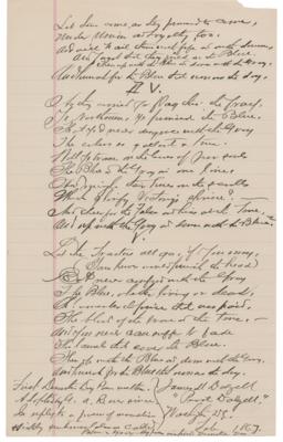 Lot #461 Civil War: Private Dalzell Autograph Manuscript Signed - Image 2