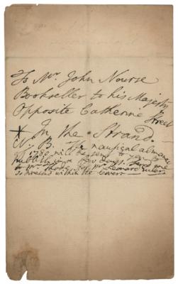 Lot #317 Nevil Maskelyne Autograph Letter Signed - Image 2