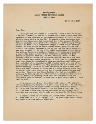 Lot #480 James M. Gavin: 