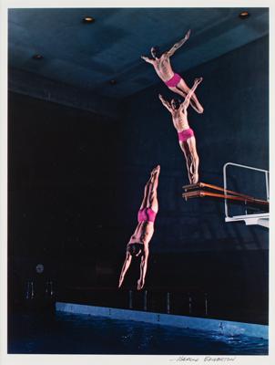 Lot #121 Harold 'Doc' Edgerton Signed Dye Transfer Print: 'Diver' - Image 1