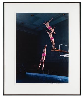 Lot #121 Harold 'Doc' Edgerton Signed Dye Transfer Print: 'Diver' - Image 2