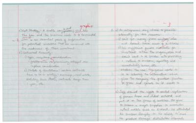 Lot #142 Elon Musk Annotated and Initialed Coursework - Image 2
