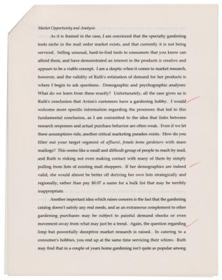 Lot #142 Elon Musk Annotated and Initialed Coursework - Image 4