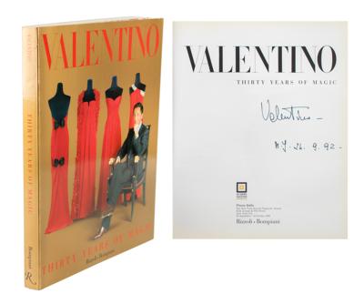 Lot #676 Valentino Signed Book - Image 1