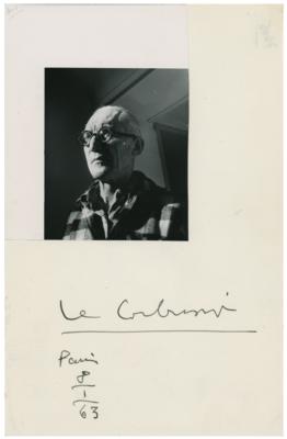 Lot #663 Le Corbusier Signature