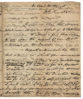 Lot #364 John Ross Autograph Letter Signed