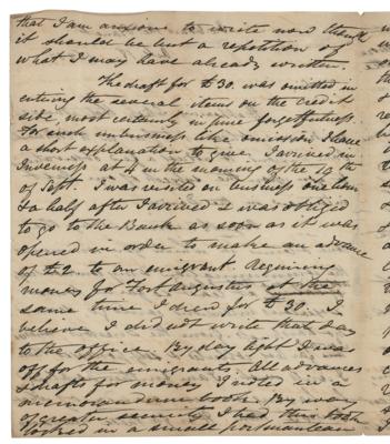 Lot #364 John Ross Autograph Letter Signed - Image 3