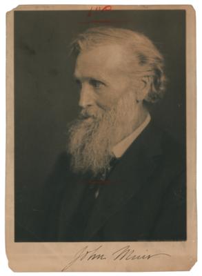Lot #699 John Muir Signed Photograph