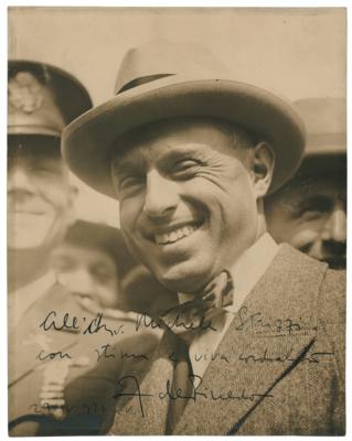 Lot #531 Francesco de Pinedo Signed Photograph