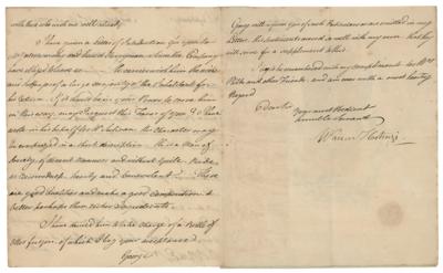 Lot #259 Warren Hastings Letter Signed - Image 2