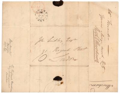 Lot #334 Roderick Murchison: Handwritten letter concerning 