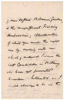 Lot #349 John Phillips: Praises for a botanist's work ethic from the 'Mesozoic' geologist: 