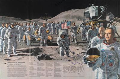 Lot #563 Alan Bean Signed Poster - Image 2