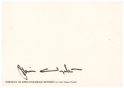 Lot #680 Andrew and Jamie Wyeth (2) Signed Items - Image 2