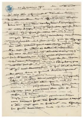 Lot #777 Nadia Boulanger Autograph Letter Signed