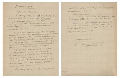 Lot #795 Camille Saint-Saens Collection of (16) Autograph Letters Signed - Image 12