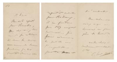 Lot #795 Camille Saint-Saens Collection of (16) Autograph Letters Signed - Image 14