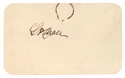 Lot #215 Salmon P. Chase Signature