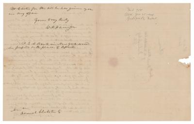 Lot #4 William Henry Harrison: 