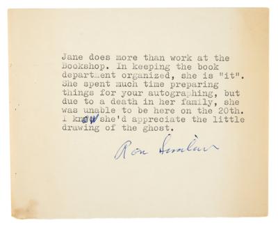 Lot #644 Norman Rockwell Signed Book with Sketch - Image 4