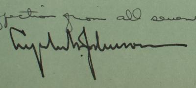 Lot #62 Lyndon and Lady Bird Johnson Signed Photograph - Image 2