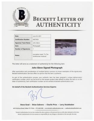 Lot #579 John Glenn Signed Photograph - Image 2