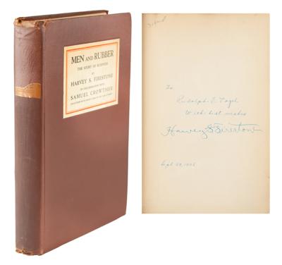 Lot #241 Harvey Firestone Signed Book