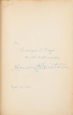 Lot #241 Harvey Firestone Signed Book - Image 2