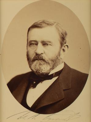 Lot #12 U. S. Grant Signed Photograph
