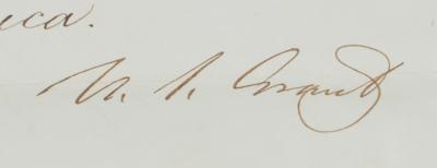 Lot #13 U. S. Grant Document Signed as President - Image 3