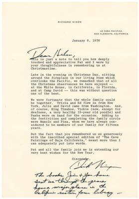 Lot #24 Richard Nixon (2) Typed Letters Signed - Image 2